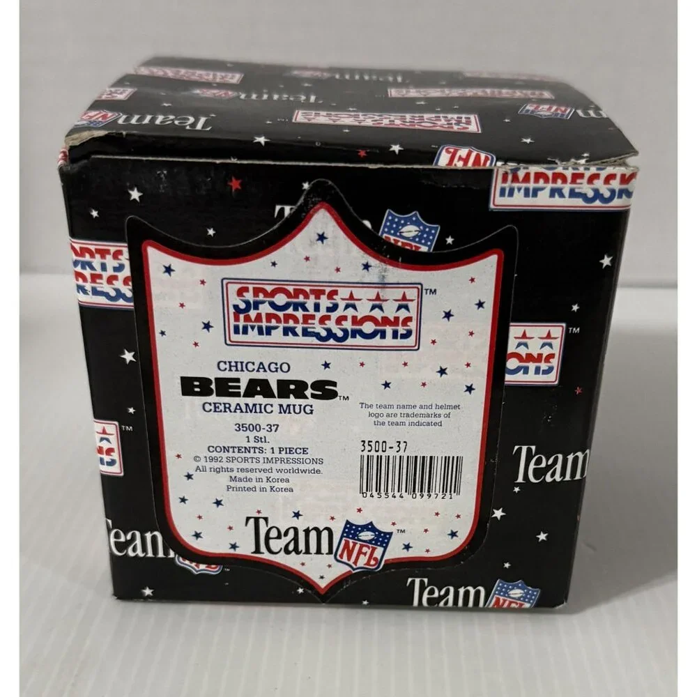 Chicago Bears NFL Team Ceramic Mug Sports Impressions Official Licensed With Box - Picture 10 of 15